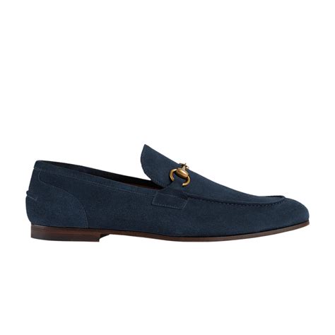 blue gucci penny loafers|gucci loafers suede.